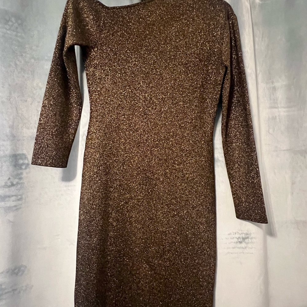A.L.C. Black and Gold Dress - Picture 5 of 5
